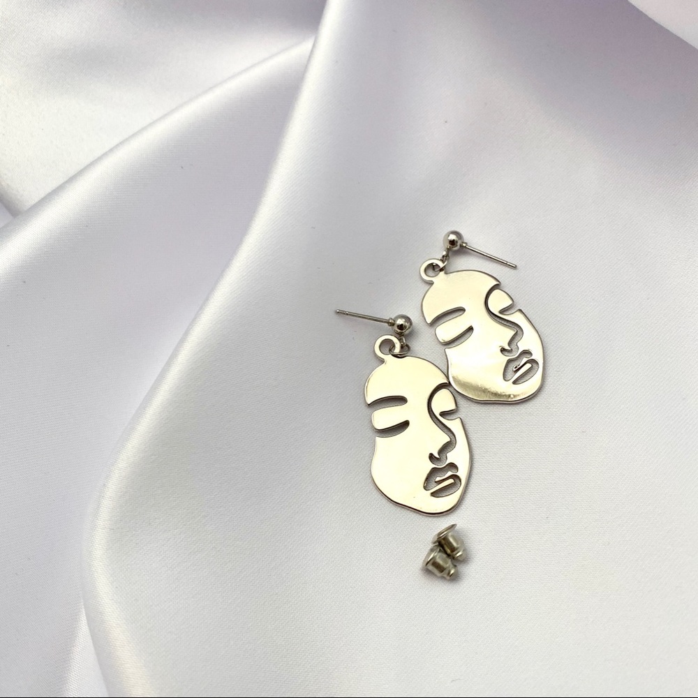 Art Feminist Drop Earring